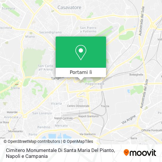 Mappa Cimitero Monumentale Di Santa Maria Del Pianto