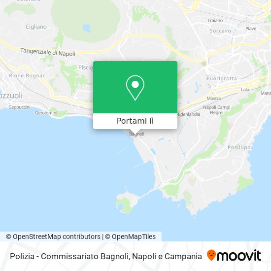 Mappa Polizia - Commissariato Bagnoli