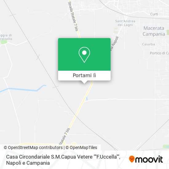 Mappa Casa Circondariale S.M.Capua Vetere ""F.Uccella""
