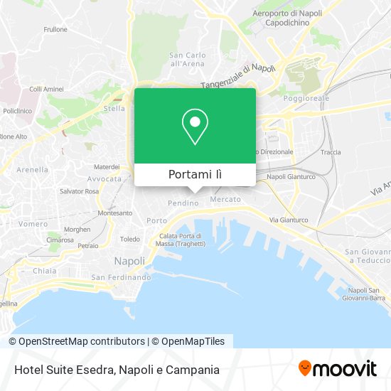 Mappa Hotel Suite Esedra