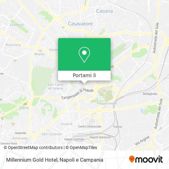 Mappa Millennium Gold Hotel