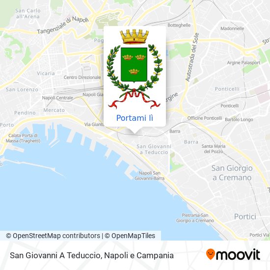 Mappa San Giovanni A Teduccio