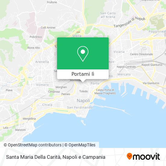 Come arrivare a Santa Maria Della Carit a Napoli con Bus Treno o