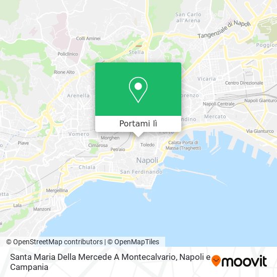 Mappa Santa Maria Della Mercede A Montecalvario