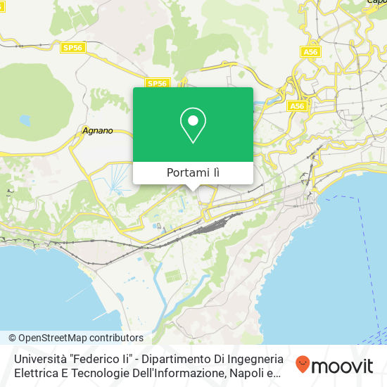 Mappa Università "Federico Ii" - Dipartimento Di Ingegneria Elettrica E Tecnologie Dell'Informazione