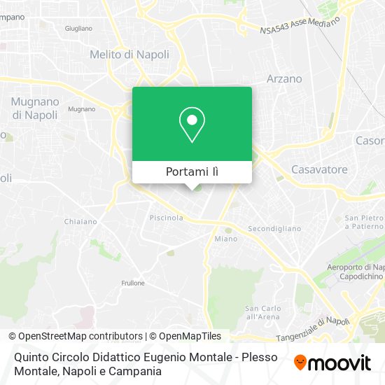 Mappa Quinto Circolo Didattico Eugenio Montale - Plesso Montale