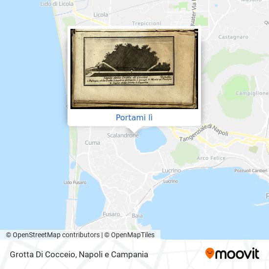 Mappa Grotta Di Cocceio