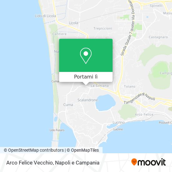 Mappa Arco Felice Vecchio