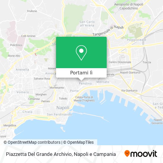 Come arrivare a Piazzetta Del Grande Archivio a Napoli con Bus