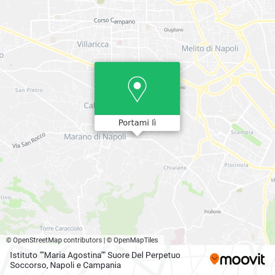 Mappa Istituto ""Maria Agostina"" Suore Del Perpetuo Soccorso