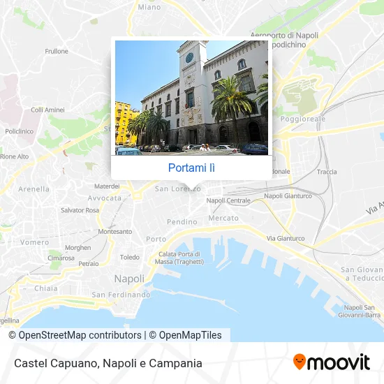 Mappa Castel Capuano