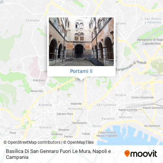 Mappa Basilica Di San Gennaro Fuori Le Mura