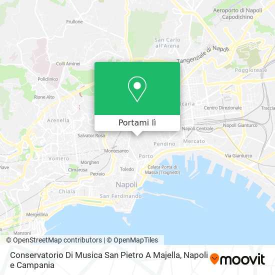 Mappa Conservatorio Di Musica San Pietro A Majella