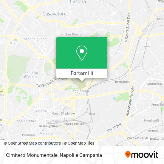 Mappa Cimitero Monumentale