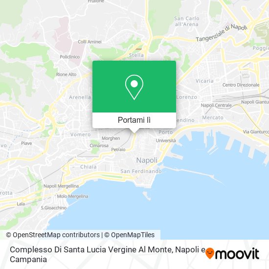 Mappa Complesso Di Santa Lucia Vergine Al Monte