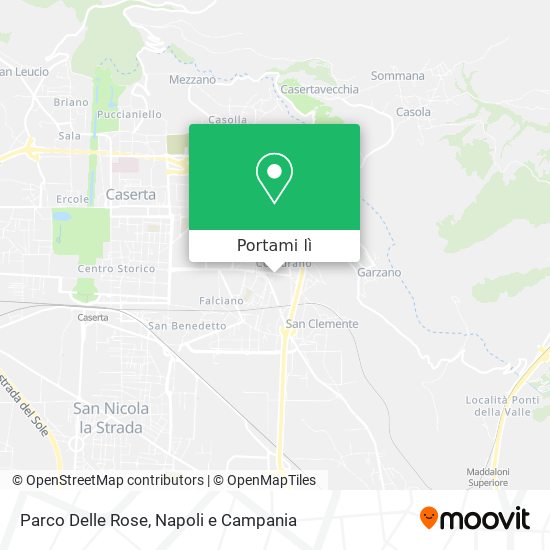 Mappa Parco Delle Rose
