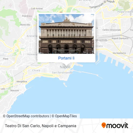 Mappa Teatro Di San Carlo
