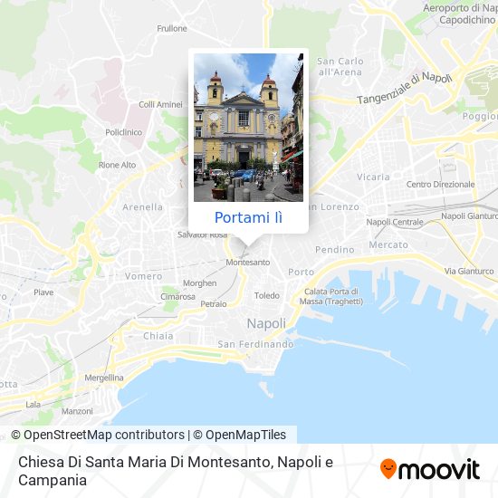 Mappa Chiesa Di Santa Maria Di Montesanto