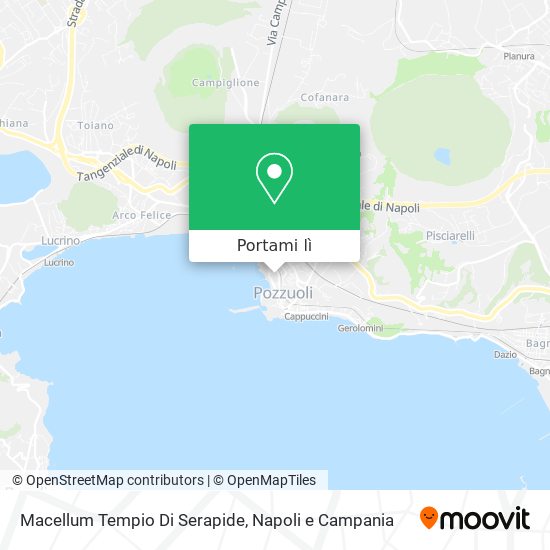 Mappa Macellum Tempio Di Serapide