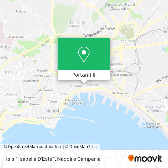 Mappa Isis ""Isabella D'Este""
