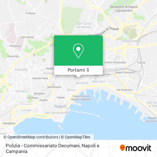 Mappa Polizia - Commissariato Decumani