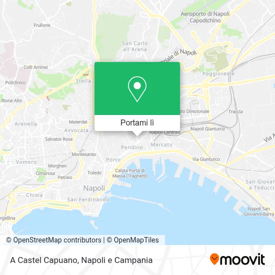 Mappa A Castel Capuano