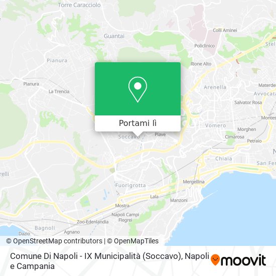 Mappa Comune Di Napoli - IX Municipalità (Soccavo)