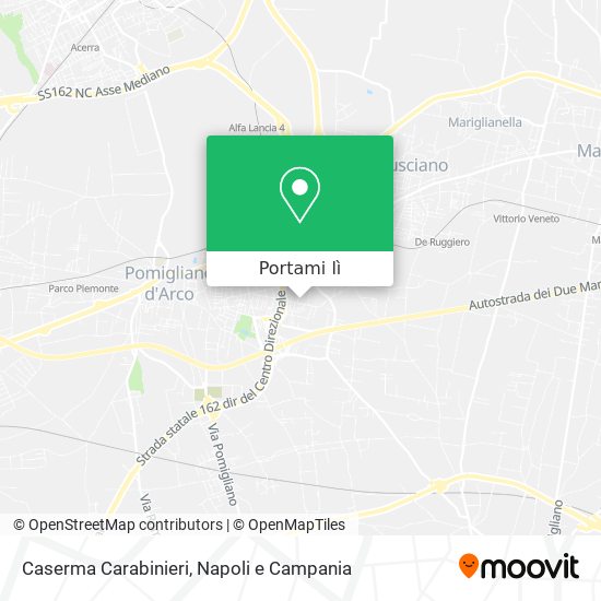 Mappa Caserma Carabinieri