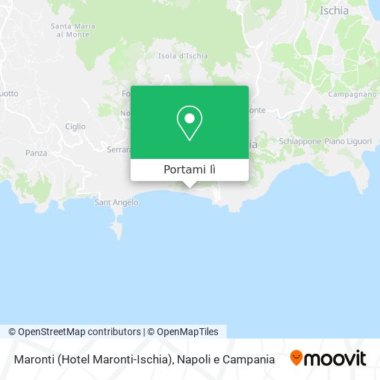 Mappa Maronti (Hotel Maronti-Ischia)