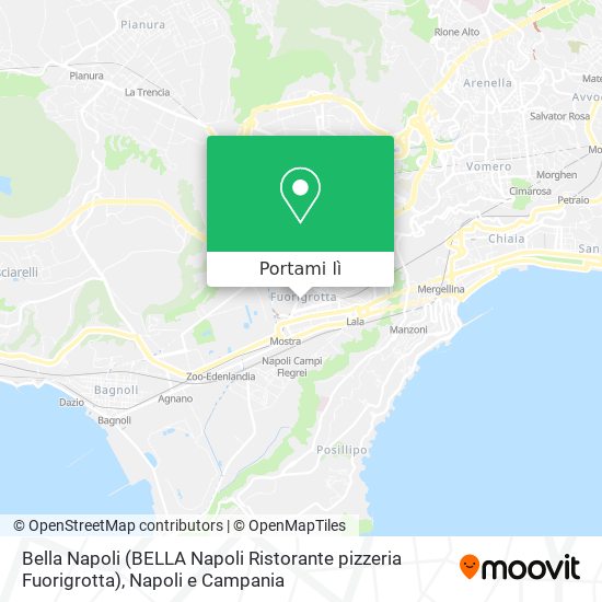 Mappa Bella Napoli (BELLA Napoli Ristorante pizzeria Fuorigrotta)