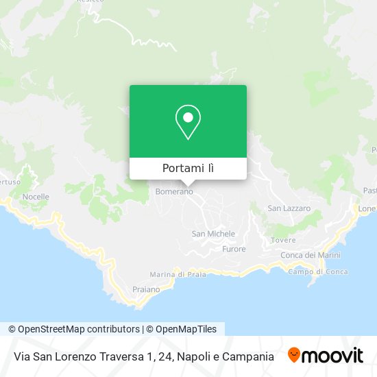 Mappa Via San Lorenzo Traversa 1, 24