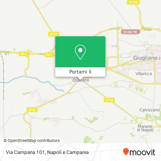 Mappa Via Campana 101