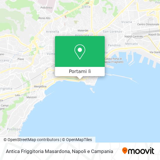 Mappa Antica Friggitoria Masardona