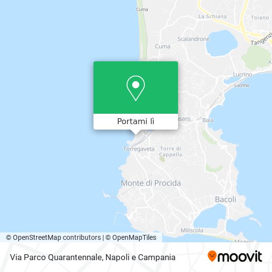 Mappa Via Parco Quarantennale