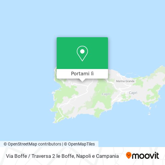 Mappa Via Boffe / Traversa 2 le Boffe