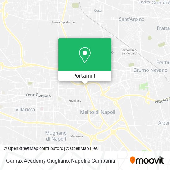 Mappa Gamax Academy Giugliano
