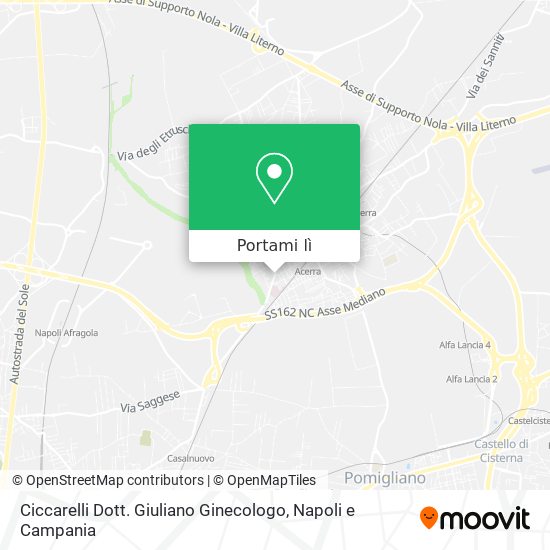 Mappa Ciccarelli Dott. Giuliano Ginecologo