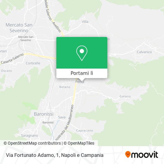 Mappa Via Fortunato Adamo, 1