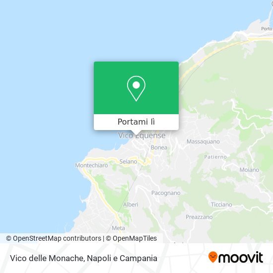 Mappa Vico delle Monache