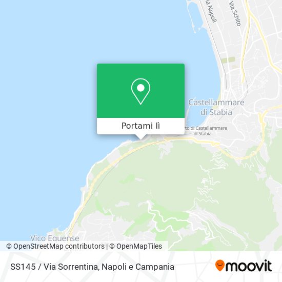 Mappa SS145 / Via Sorrentina
