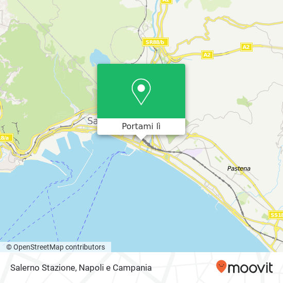 Mappa Salerno Stazione