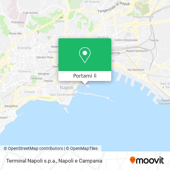 Mappa Terminal Napoli s.p.a.