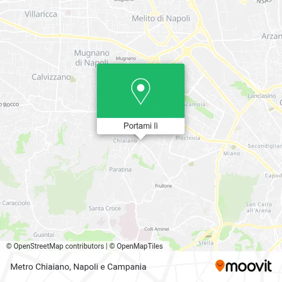 Mappa Metro Chiaiano