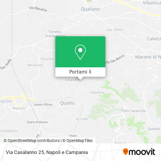 Mappa Via Casalanno  25