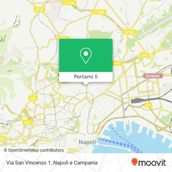 Mappa Via San Vincenzo  1