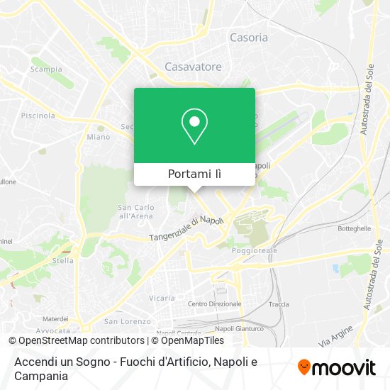 Mappa Accendi un Sogno - Fuochi d'Artificio