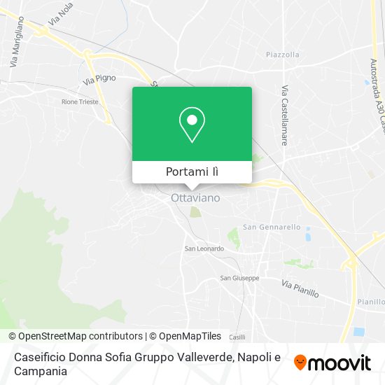 Mappa Caseificio Donna Sofia Gruppo Valleverde