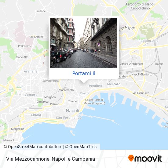 Mappa Via Mezzocannone