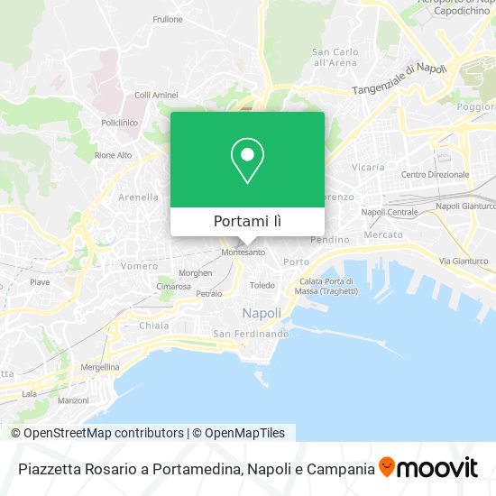 Mappa Piazzetta Rosario a Portamedina