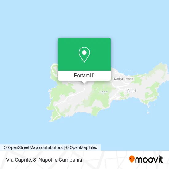 Mappa Via Caprile, 8